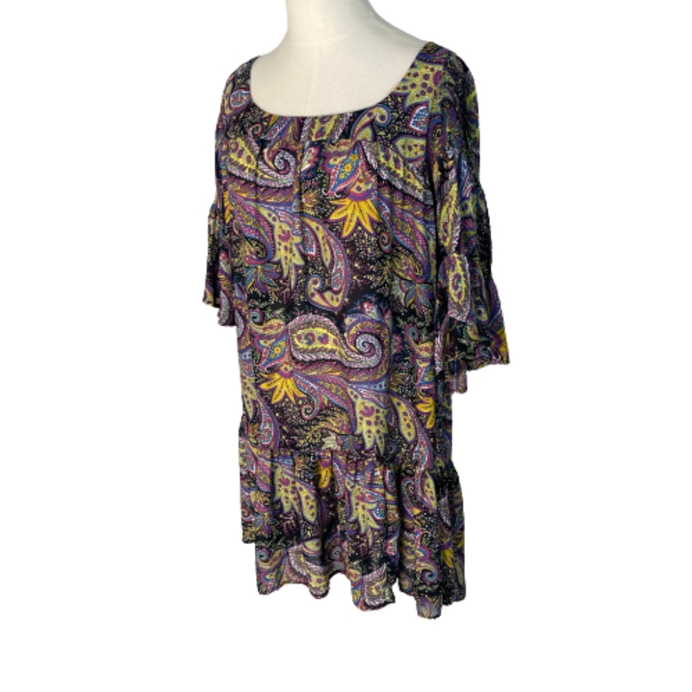 Zara boho paisley dress